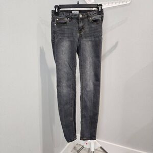 Hudson Jeans girls 14 Grey Skinny charol wash
